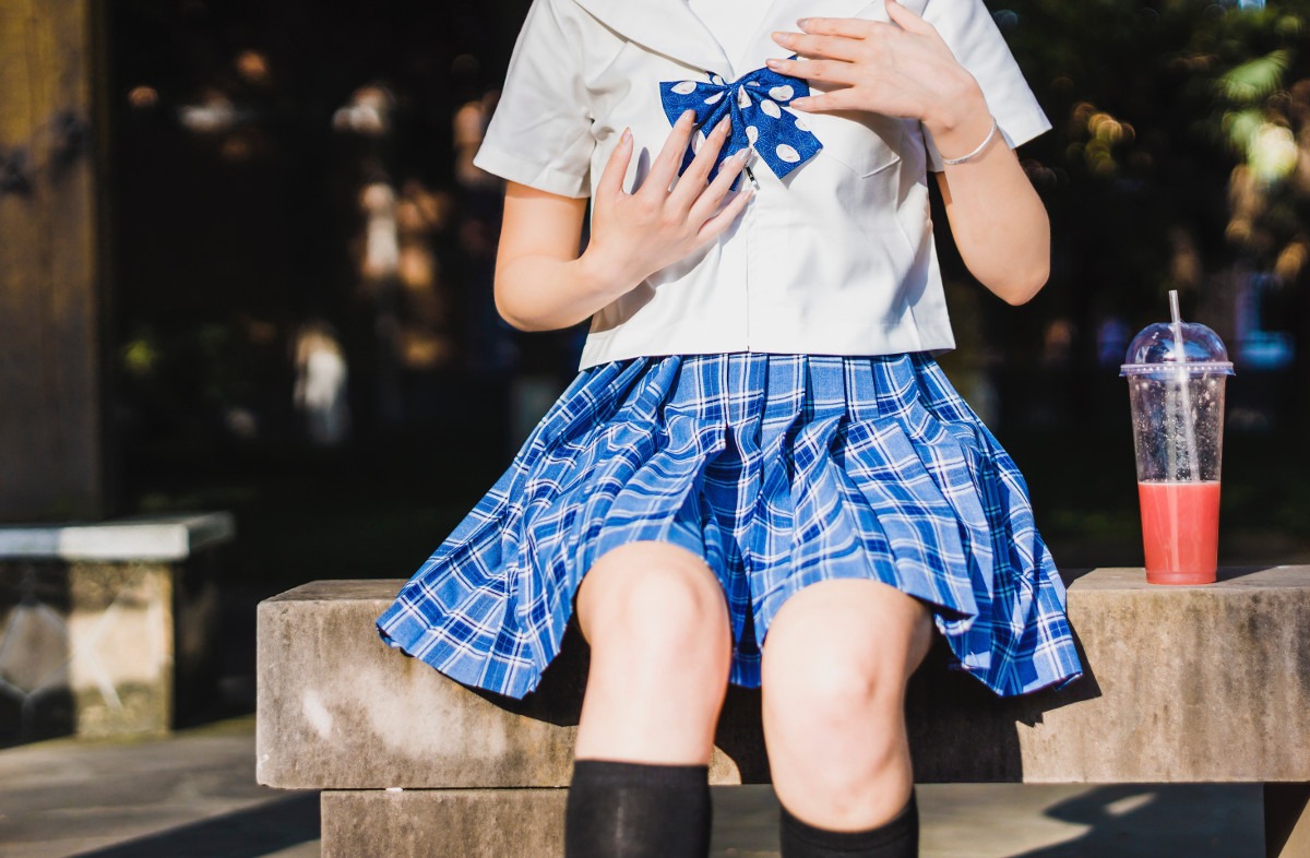 School Girls In Mini Skirts